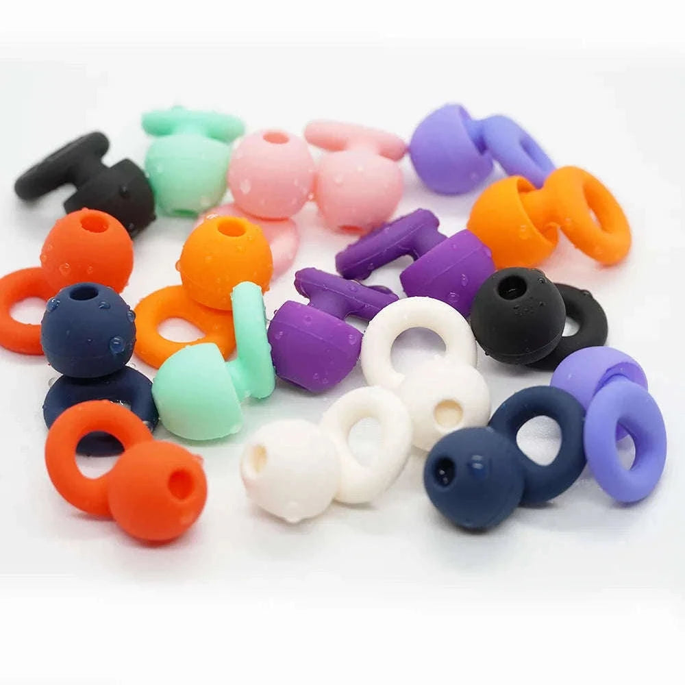 Quiet Reusable Ear Plugs for Noise Reduction and Comfort-10pairs Metal Green