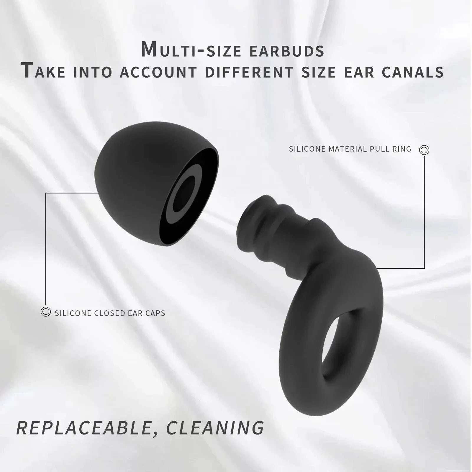 Quiet Reusable Ear Plugs for Noise Reduction and Comfort-10pairs Metal Green