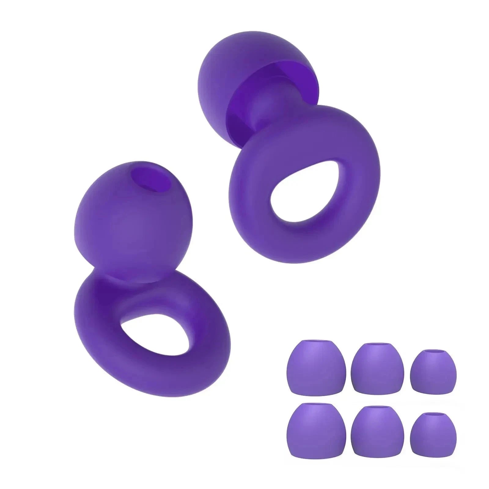 Quiet Reusable Ear Plugs for Noise Reduction and Comfort-10pairs Metal Green