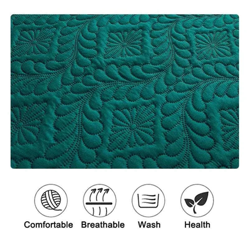 Quilted Mattress Protector for Soft Comfort and Everyday Protection-Grey / 140x200x30cm