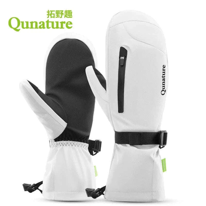 Qunature Ski Gloves with Anti-Slip Palm and Fleece Lining-014-S346-TS / M