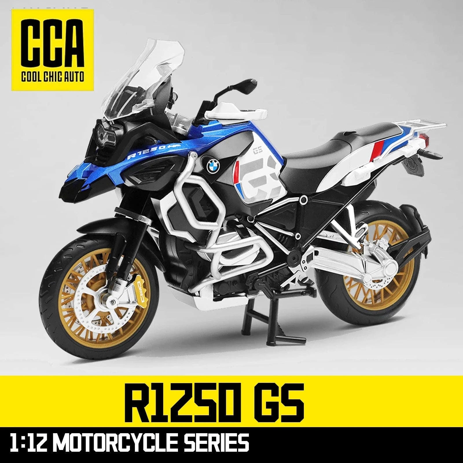 R1250 GS 1:12 Alloy Die‑cast Motorcycle Model-RED
