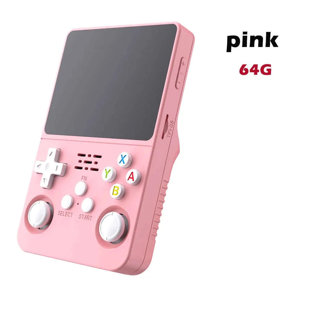 R36S Retro Handheld Console-64GB white