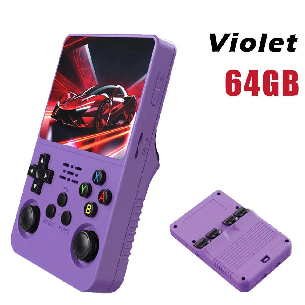R36S Retro Handheld Console-64GB white