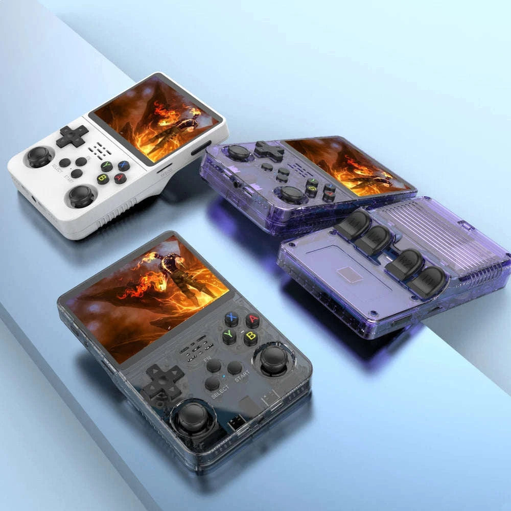 R36S Retro Handheld Game Console-Purple 128G