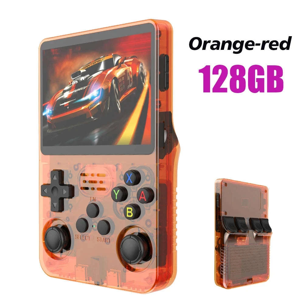 R36S Retro Handheld Game Console-Purple 128G