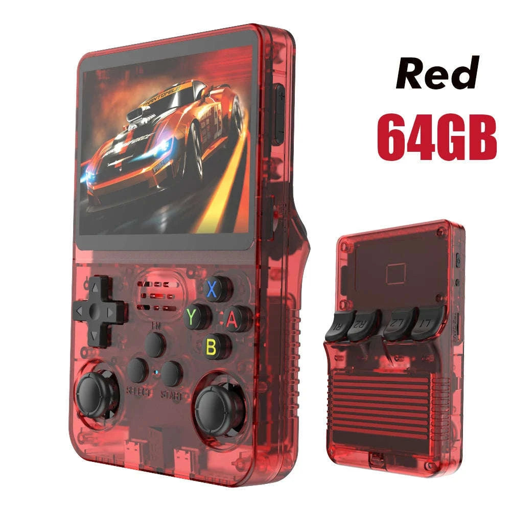 R36S Retro Handheld Game Console-Purple 128G