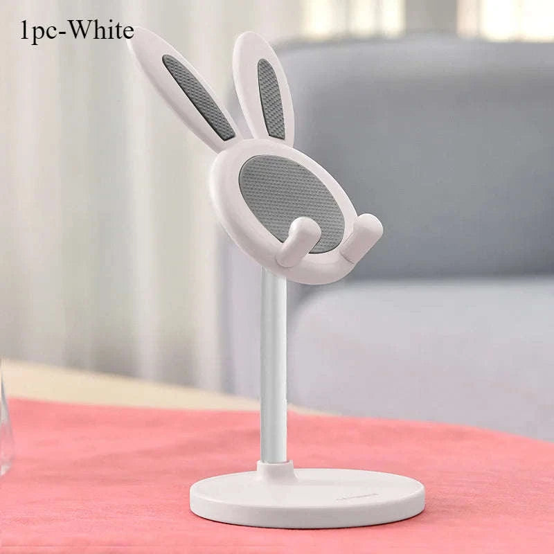 Rabbit Desktop Phone Stand-1pc-Pink