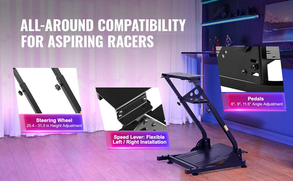 Racing Steering Wheel Stand with Shifter Mount-ART / United States