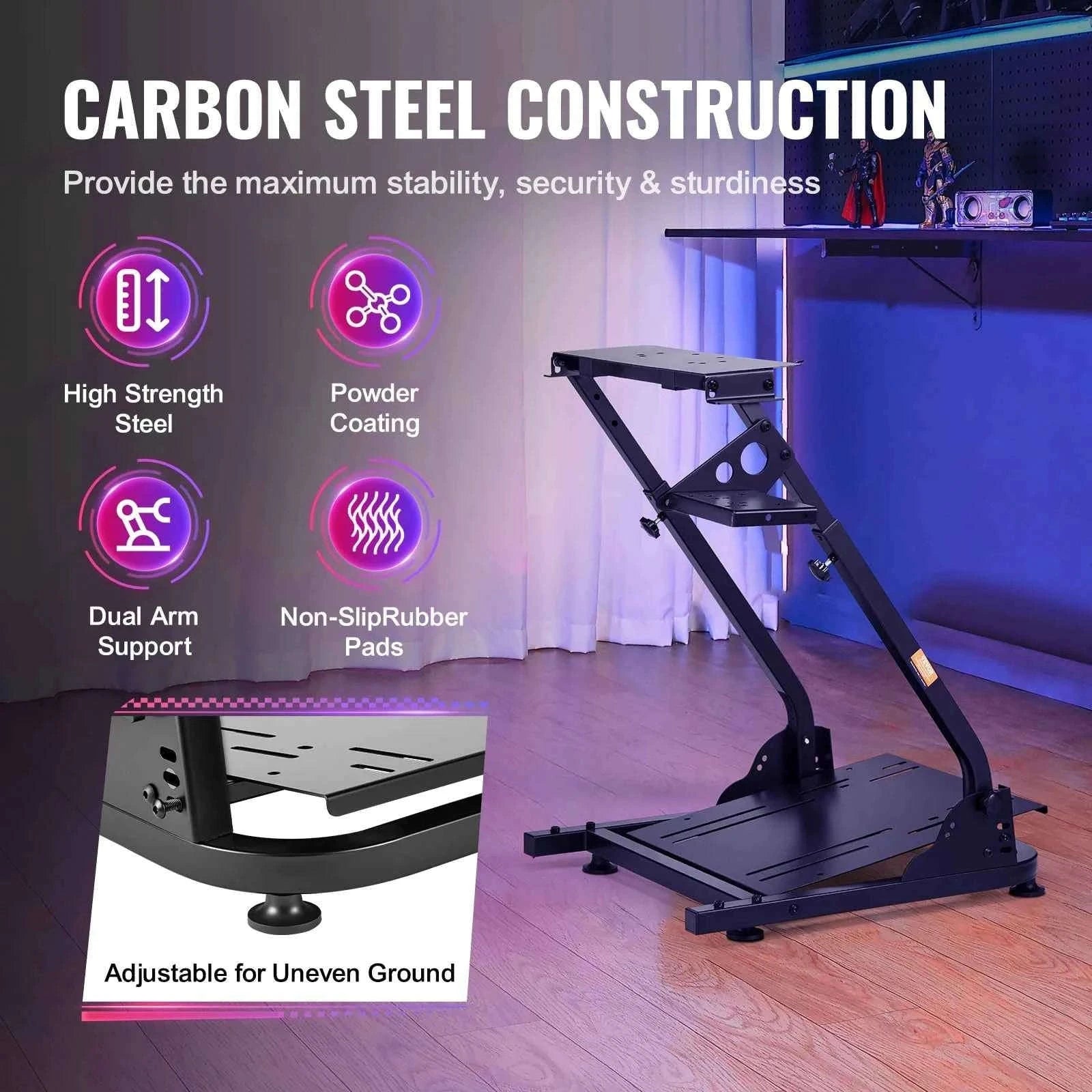 Racing Steering Wheel Stand with Shifter Mount-ART / United States