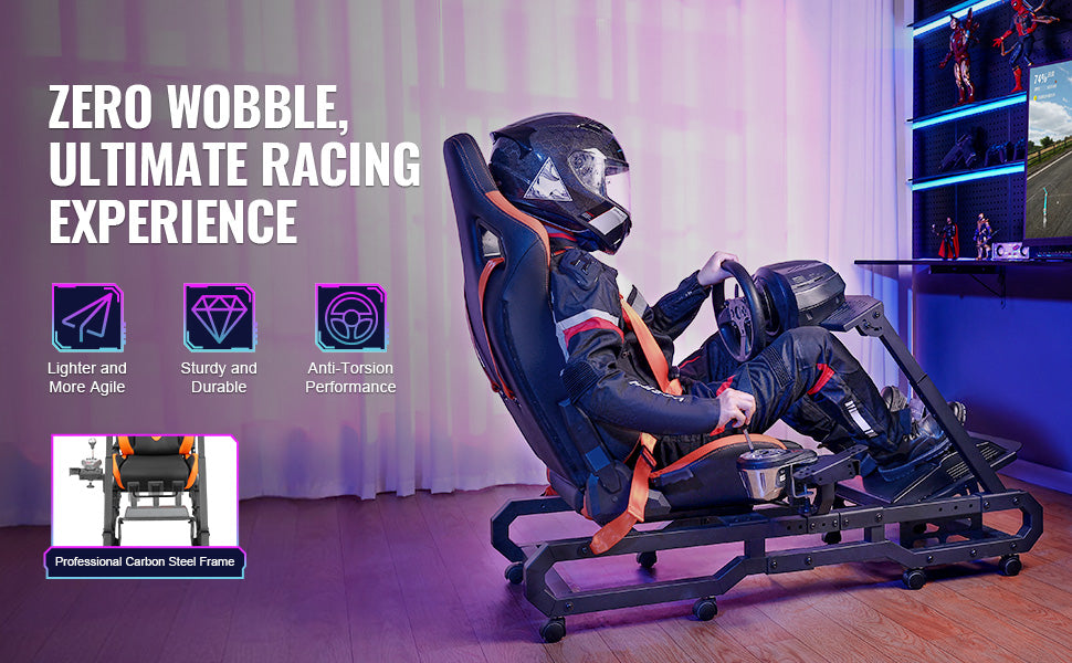 Justerbart racerratstativ til Logitech og Thrustmaster