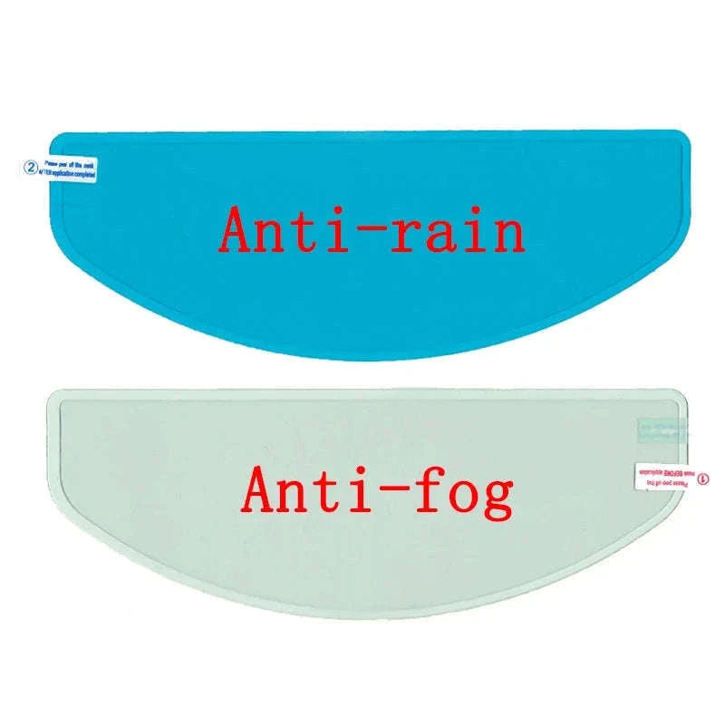 Rain and Fog Helmet Film for Clear, Fog-Free Riding-rainproof film 2