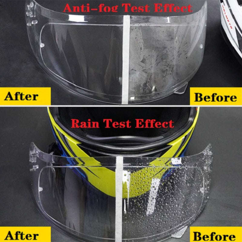 Rain and Fog Helmet Film for Clear, Fog-Free Riding-rainproof film 2