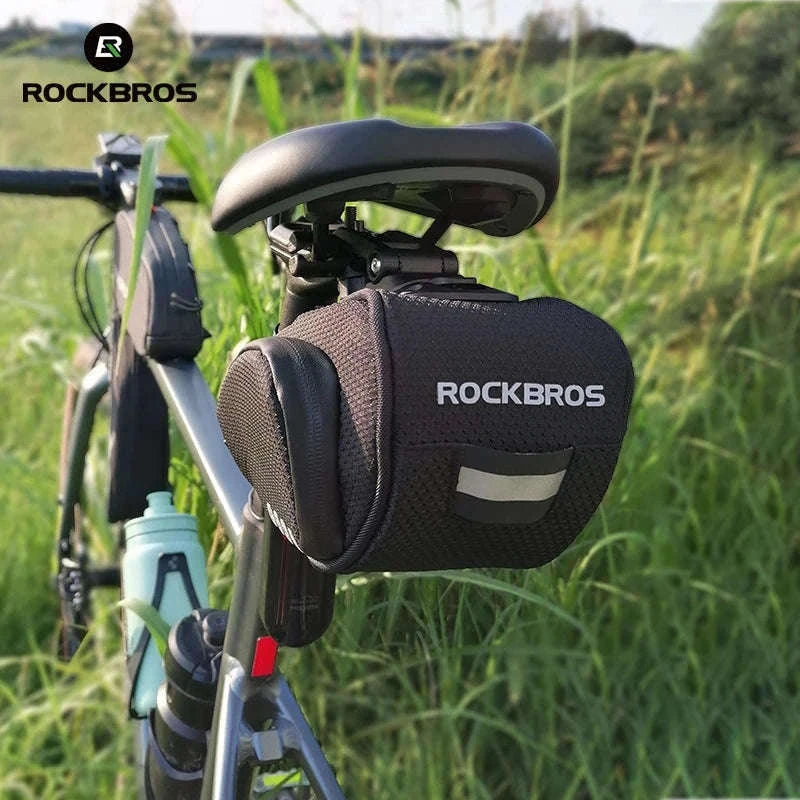 Rainproof Bike Saddle Bag with Quick Release and 1L Storage-C40    1L