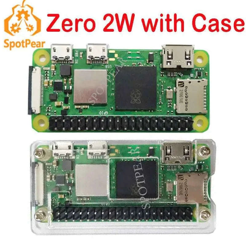 Raspberry Pi Zero 2 W Development Board with Case-Zero 2 WH(case)