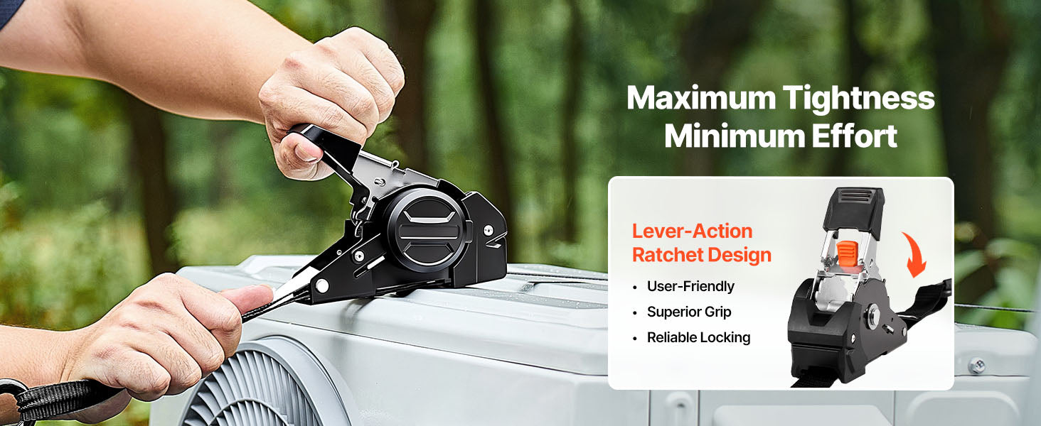 SucceBuy 4 Pack 1in x 6ft Retractable Ratchet Straps Tie Down Straps with S Hooks Tie Down Ratcheting for Moving Trailers