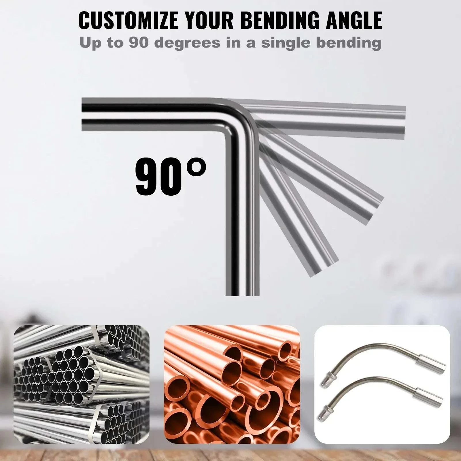 Ratcheting Pipe Tube Bender Kit 1/4"–7/8" with 7 Dies-United States / Tube Bender