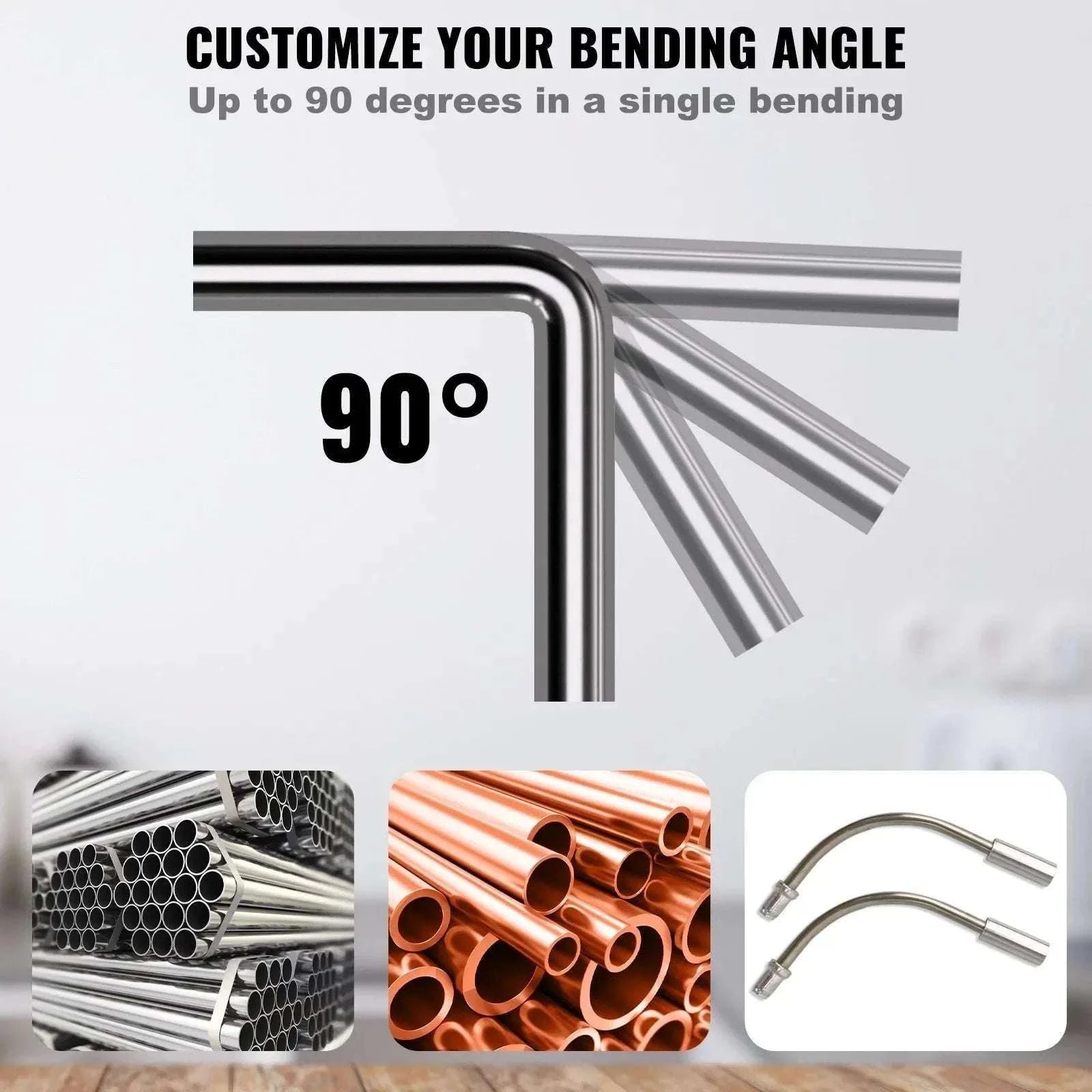 Ratcheting Pipe Tube Bender Kit 1/4"–7/8" with 7 Dies-United States / Tube Bender