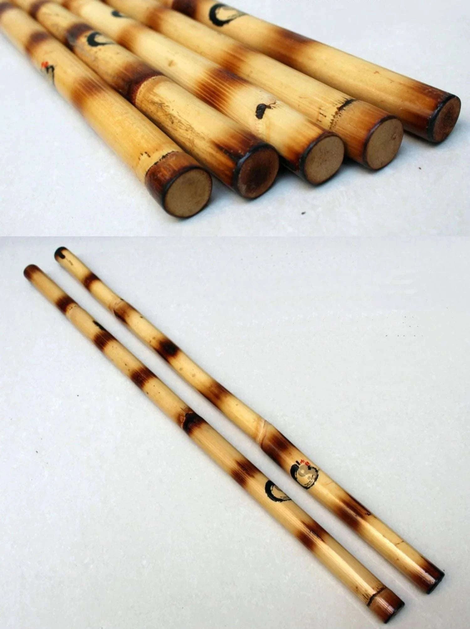 Rattan Martial Arts Training Stick for Practice and Self‑Defense-60cm 2.4cm Dia Stick