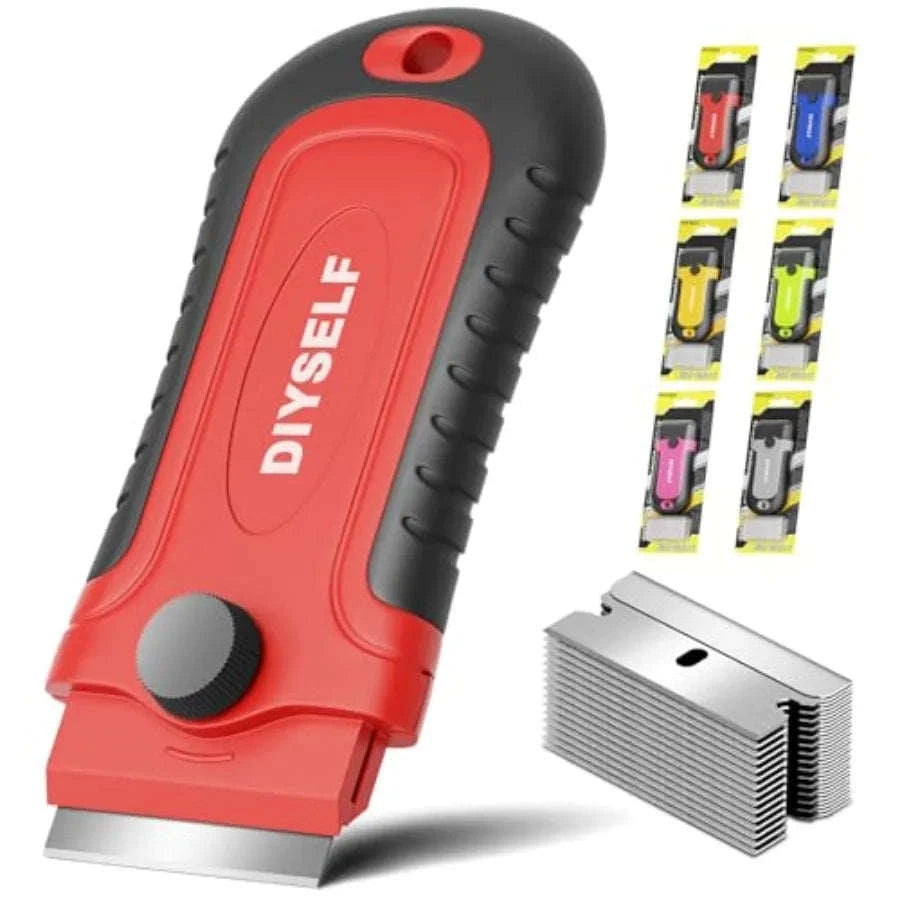 Razor Blade Scraper with 15 Extra Blades-United States / 1Pack
