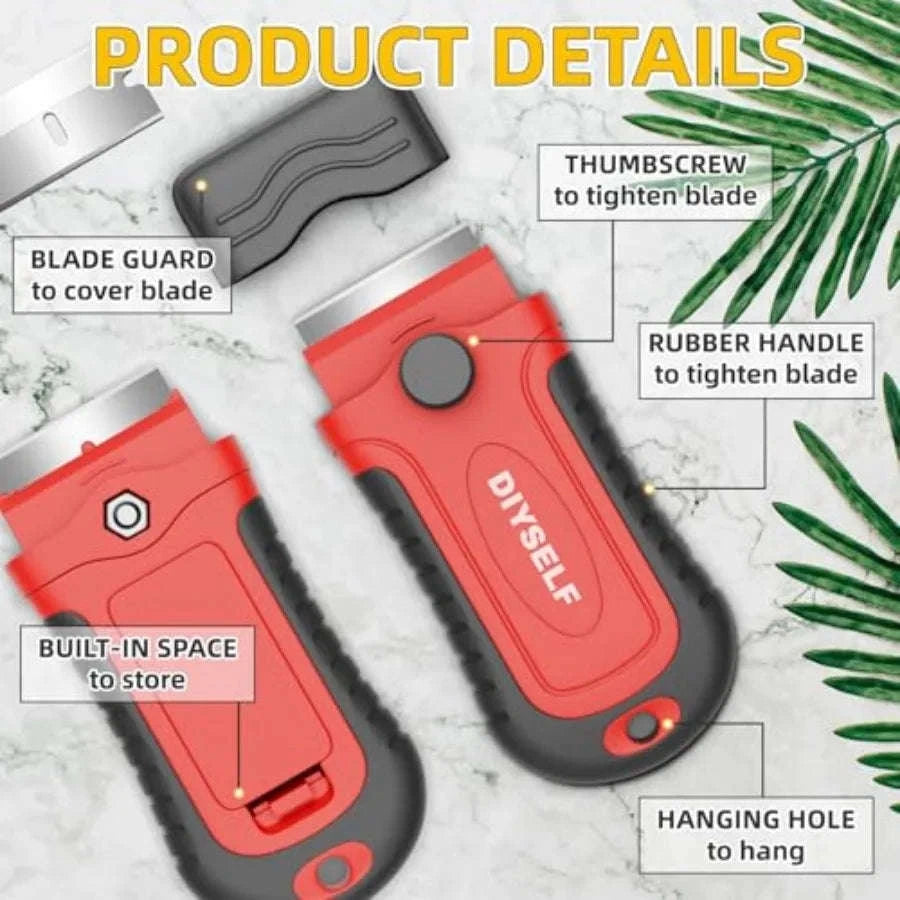 Razor Blade Scraper with 15 Extra Blades-United States / 1Pack