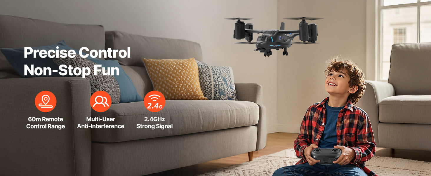 Ελικόπτερο RC 2.4GHz με Γυροσκόπιο & Απογείωση με Ένα Κουμπί για Παιδιά