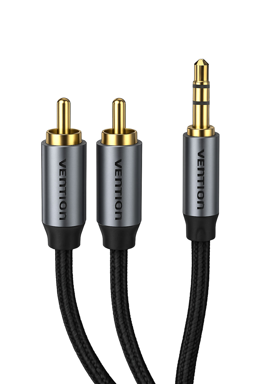 3,5-mm-auf-2-RCA-Audio-Splitterkabel für klaren Klang