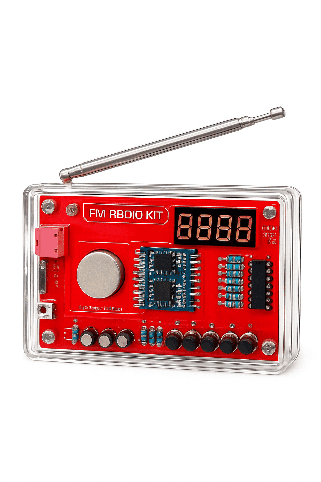 RDA5807 FM Radio DIY Soldering Kit for Hands-On Learning-With display No case