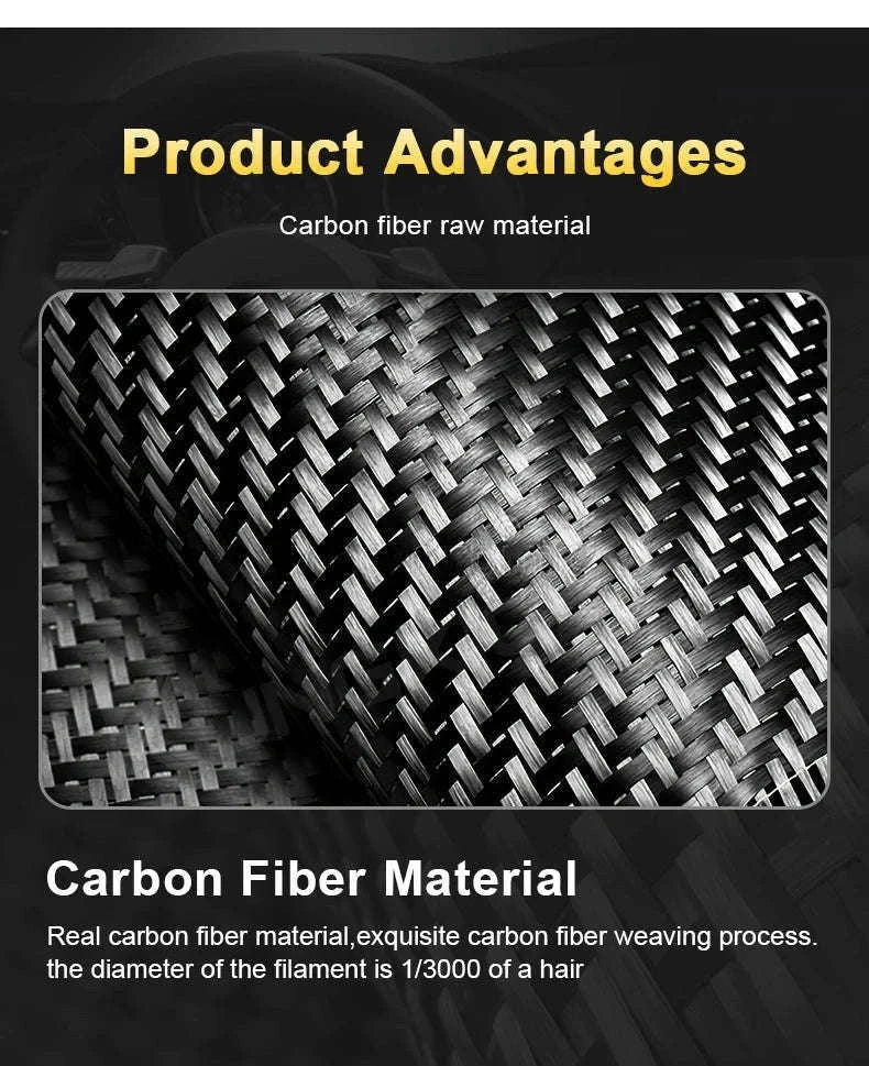 Real Carbon Fiber AC Climate Trim for Fiat 500 and Abarth 595-Black Carbon Fiber / Germany