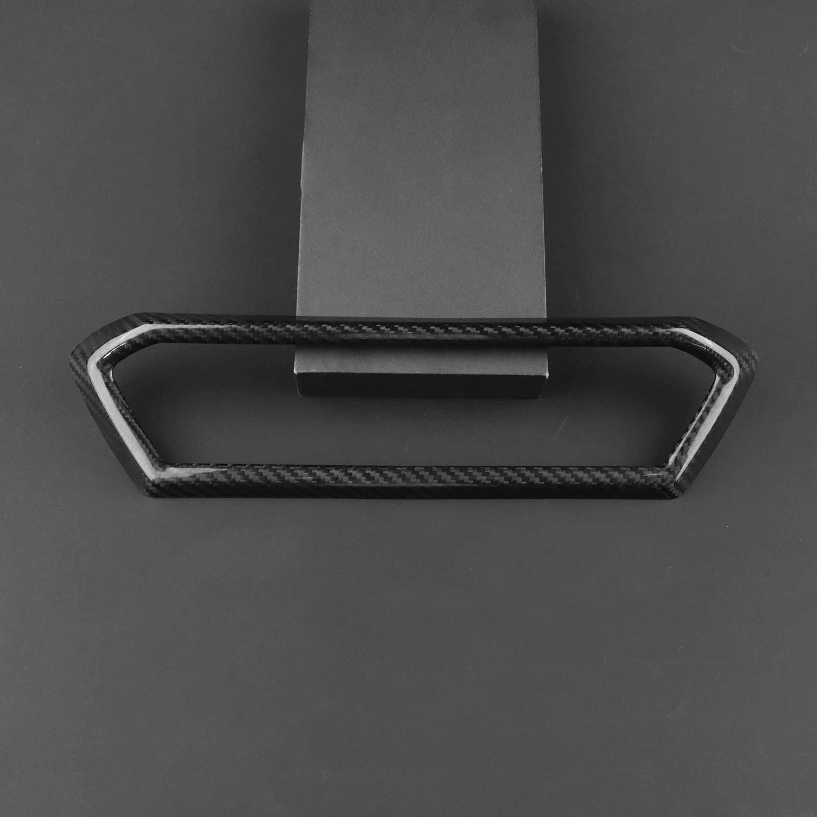 Real Hard Carbon Fiber Center Console Air Outlet Trim for Cupra Leon-Black Carbon Fiber / Germany