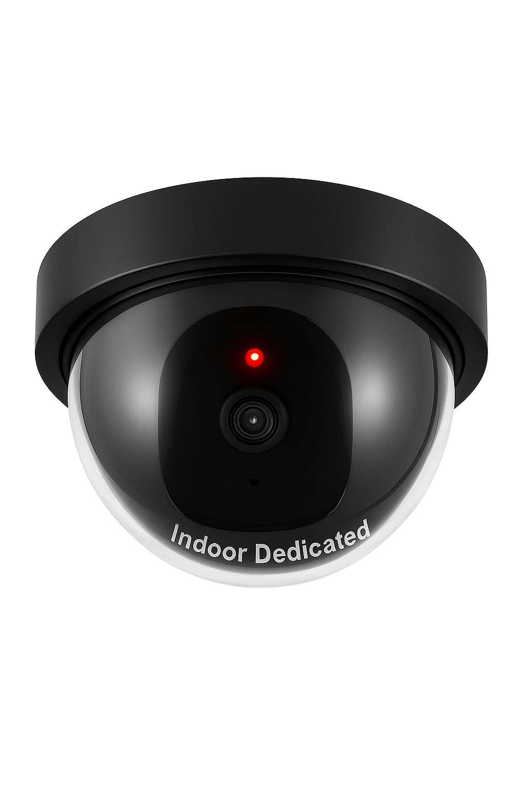 Realistic Dummy Security Camera with Flashing LED Deterrent