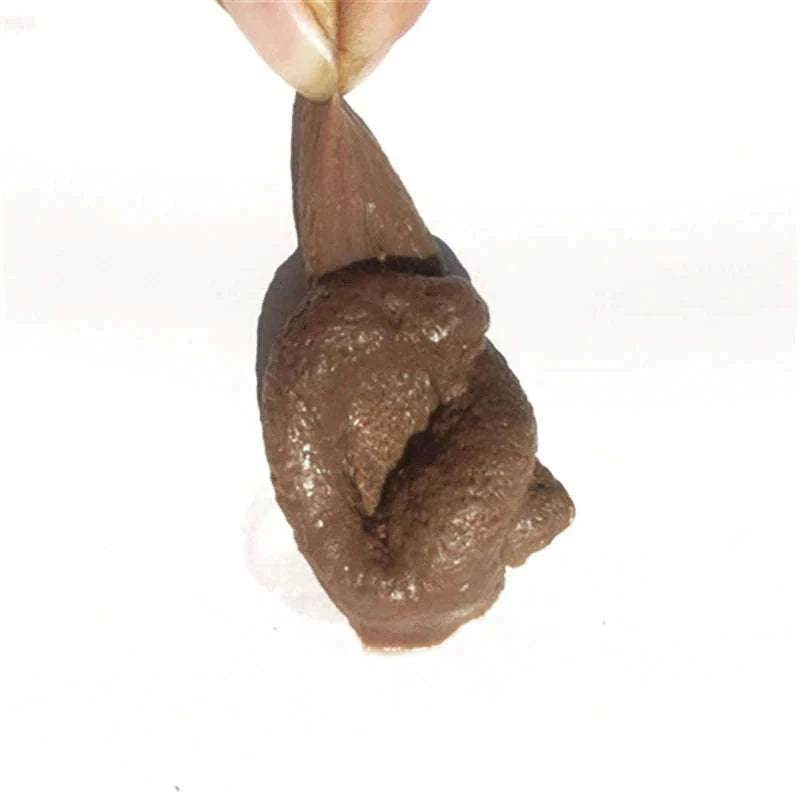 Realistic Fake Poop Prank Toy for Hilarious Reactions-Brown