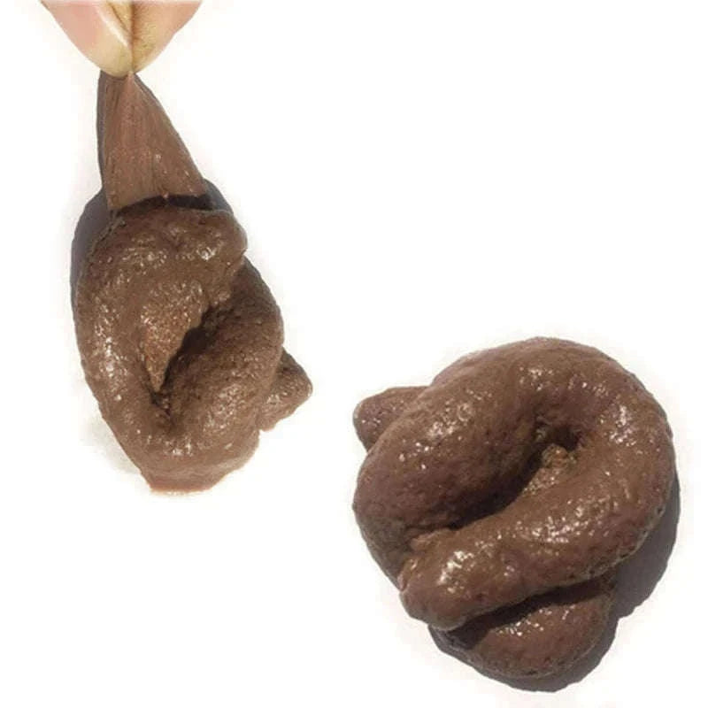 Realistic Fake Poop Prank Toy for Hilarious Reactions-Brown