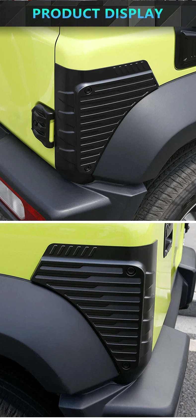 Rear Bumper Corner Protector for 2019-2026 Models-Black
