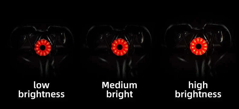 Rechargeable Bike Tail Light with Brake Sensing & 7 Modes-WR05