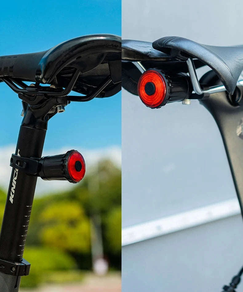 Rechargeable Bike Tail Light with Brake Sensing & 7 Modes-WR05