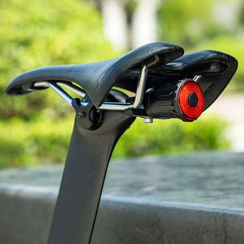 Rechargeable Bike Tail Light with Brake Sensing & 7 Modes-WR05