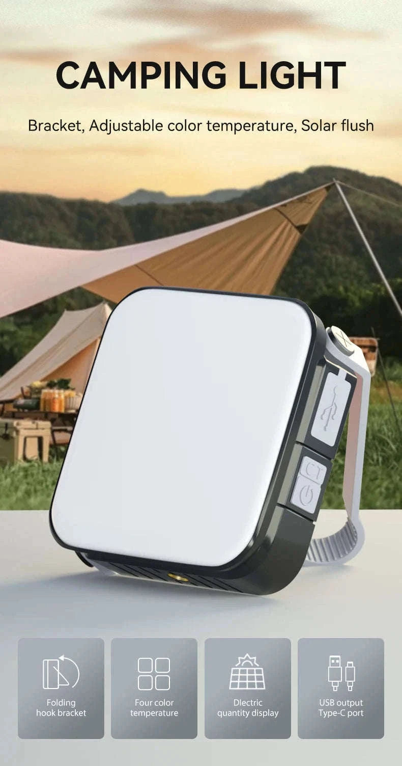 Rechargeable Camping Lantern Portable Hanging Light-Default Title