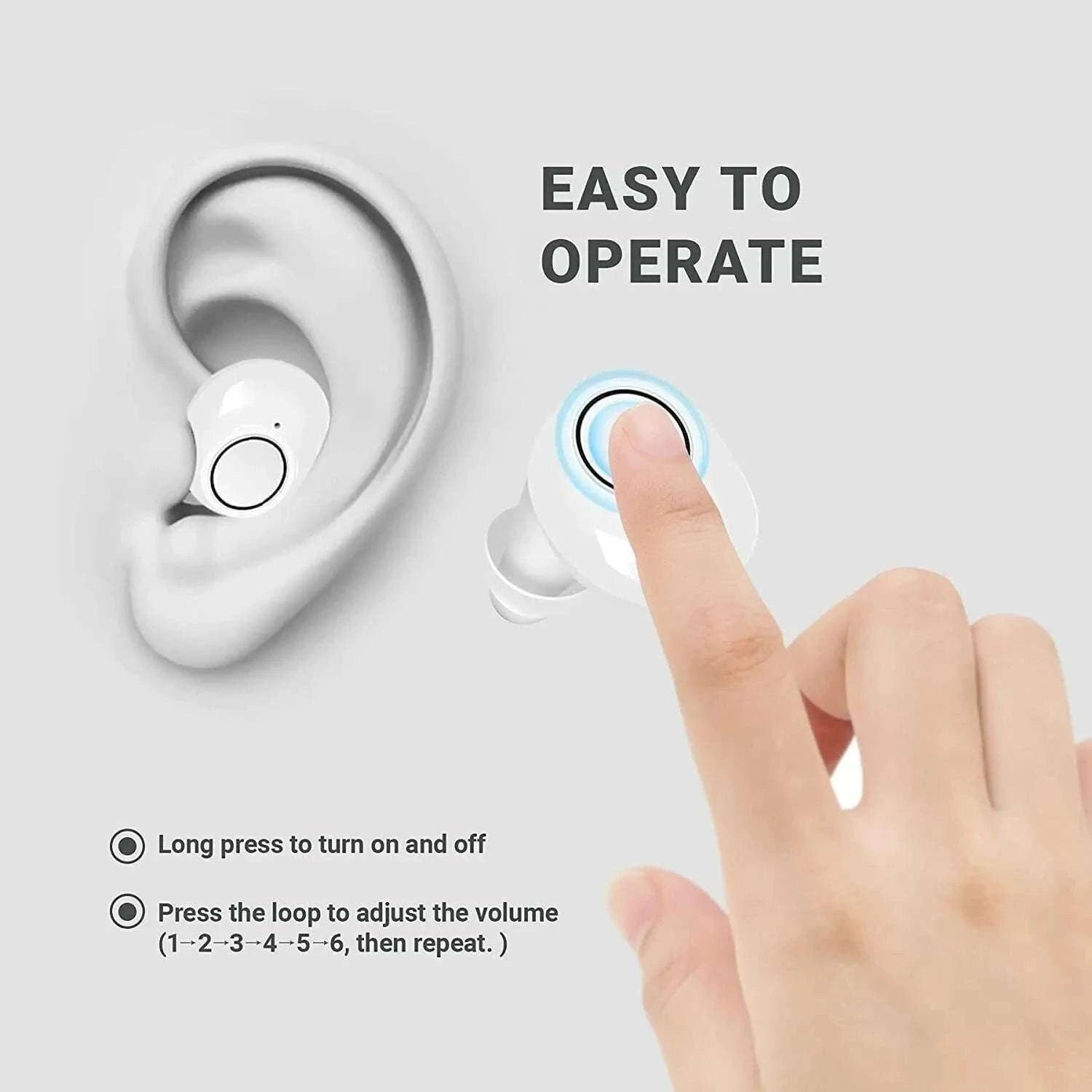 Rechargeable Hearing Amplifier – Clear, Comfortable Sound Support-