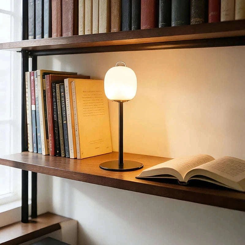 Rechargeable LED Camping Lantern for Hiking and Outdoor Use-White