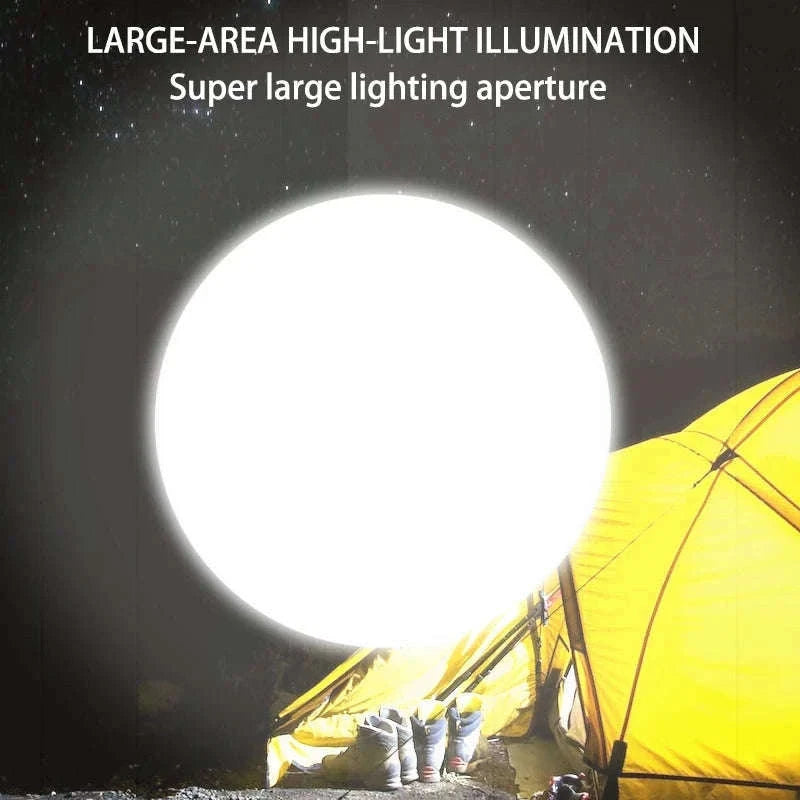 Rechargeable LED Tent Light Portable Emergency Lantern-Blue MOS-13 White