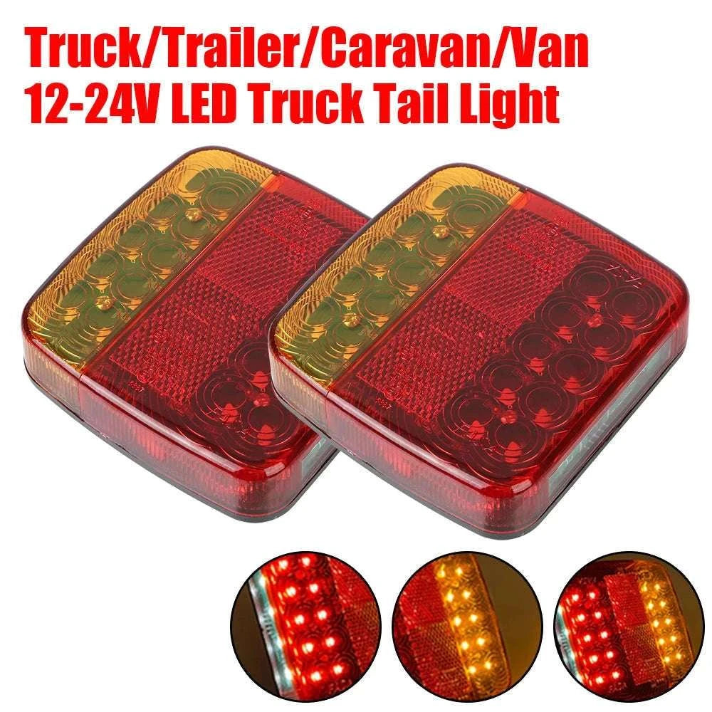 Rechargeable LED Truck Taillights-Default Title