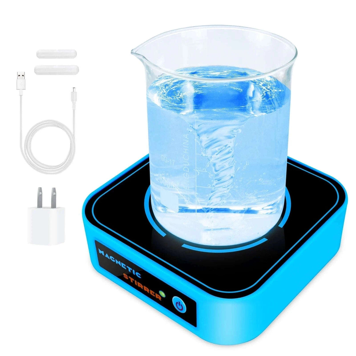Rechargeable Mini Magnetic Stirrer, 3000RPM Lab Mixer-MS-M1000-Yllow-PLUS / CHINA