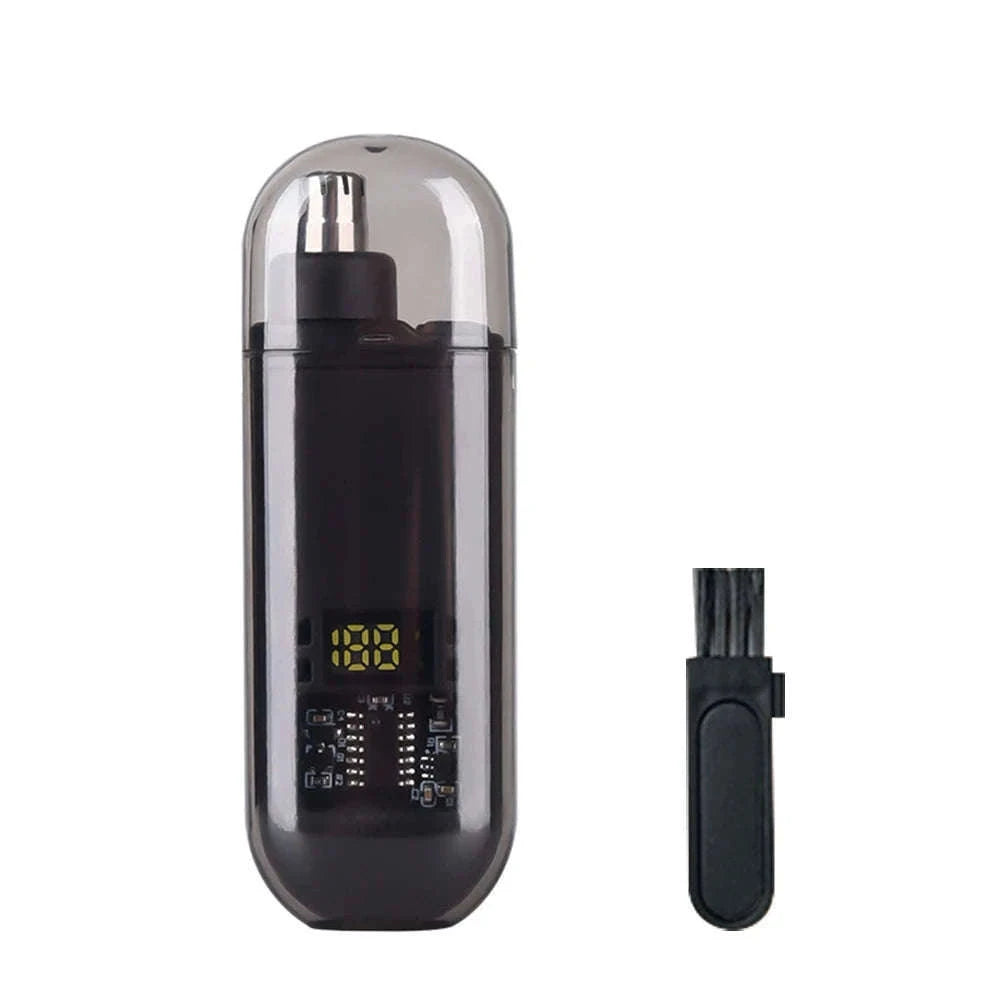 Rechargeable Nose Hair Trimmer for Precise Grooming-black