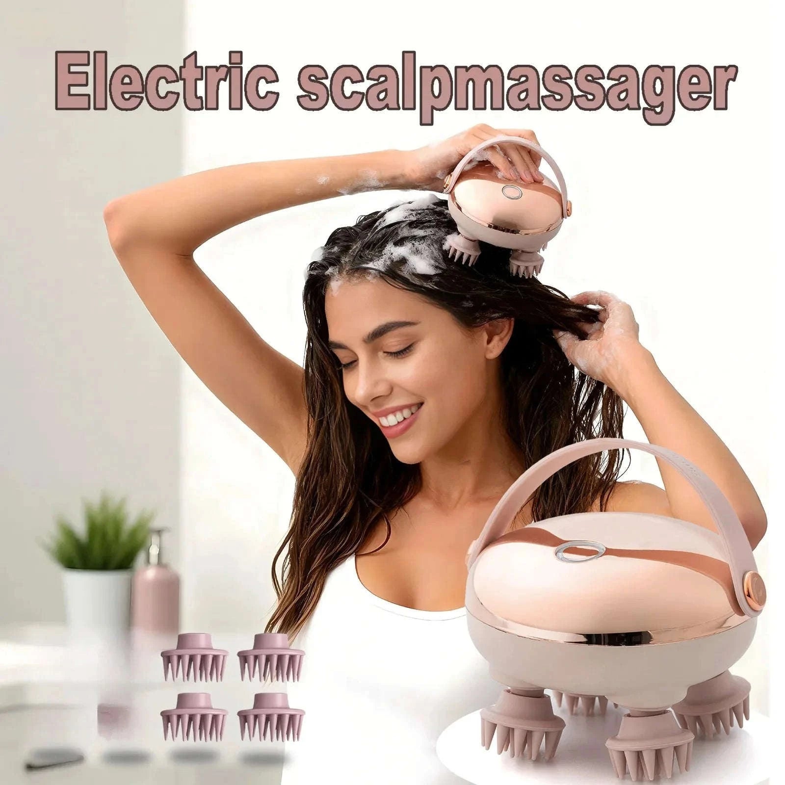 Rechargeable Scalp Massager for Stress Relief and Relaxation-United States