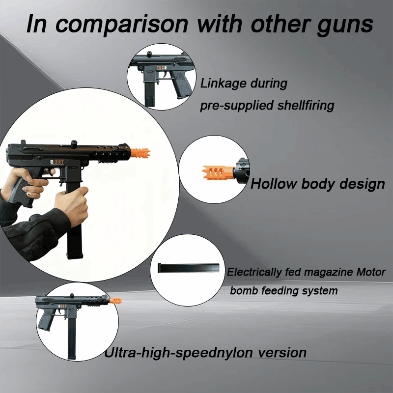 Rechargeable Toy Gun for Indoor and Outdoor Team Games-United States