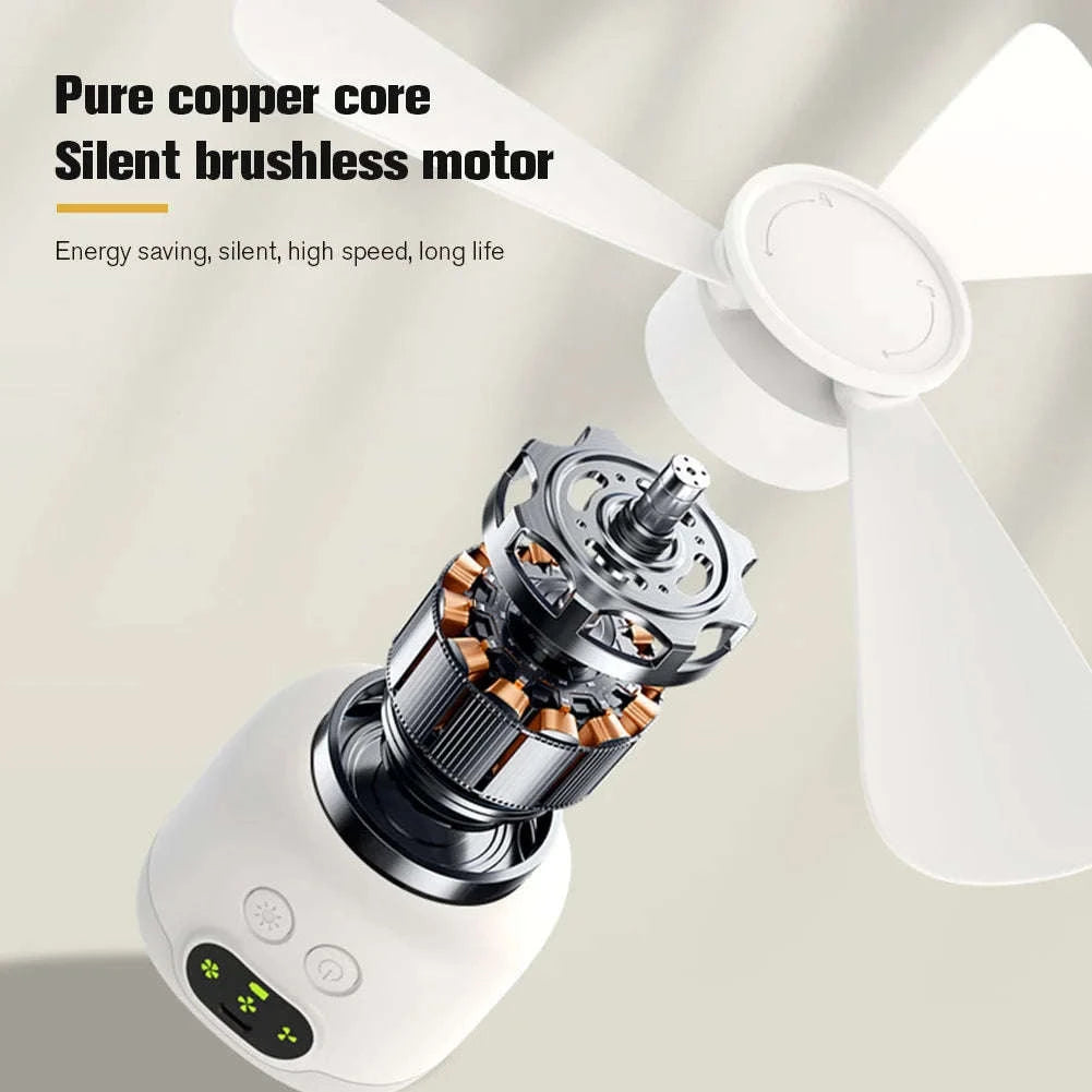 Rechargeable Wireless Camping Fan Light with Remote Control-United States