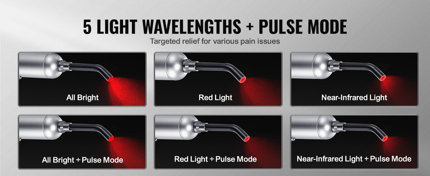 Red Light Therapy Device 2-in-1 Facial and Body Light Therapy Wand