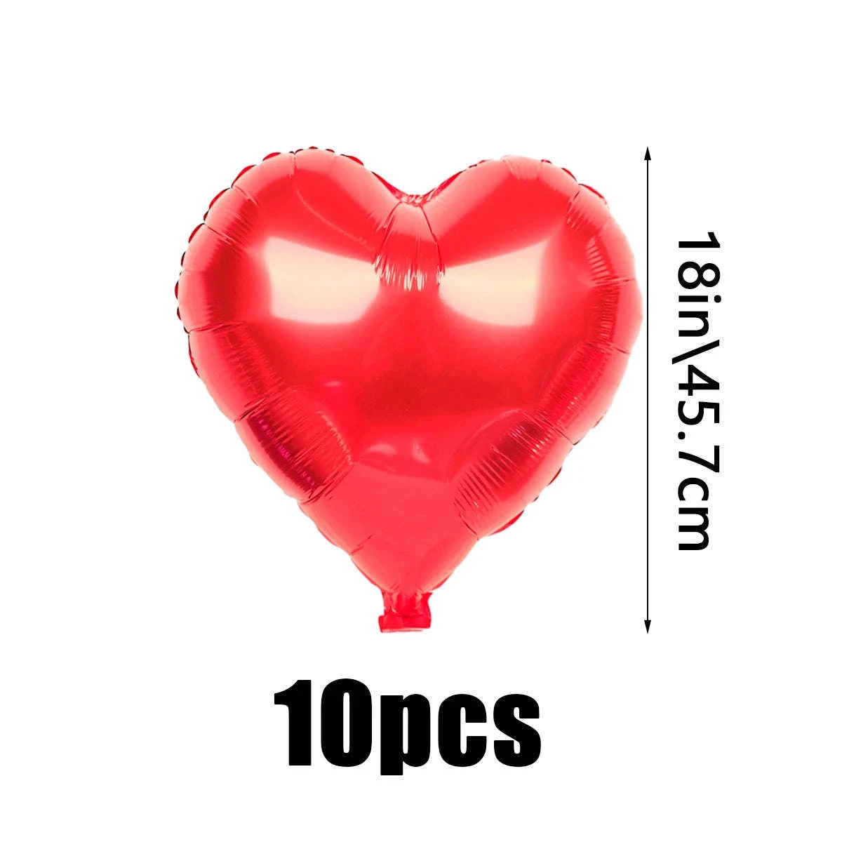 Red Love Letter Balloon Set for Romantic Celebrations-Set / Other