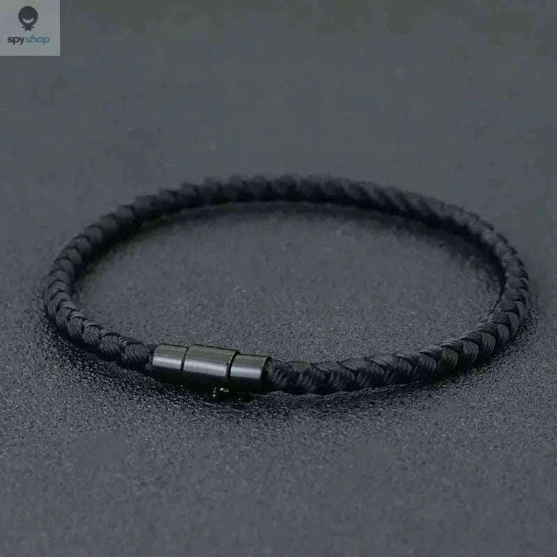 Red Thread Bracelet with Copper Accents, Classic Rope Design-green / S 18.5cm 7.3Inch